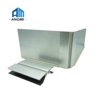 Kitchen Cabinet Accessories PVC Skirting Baseboard Aluminum Brushed PVC Kitchen Skirting Plinth Floor Decor